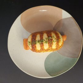 Golden Chicken Ham Roll